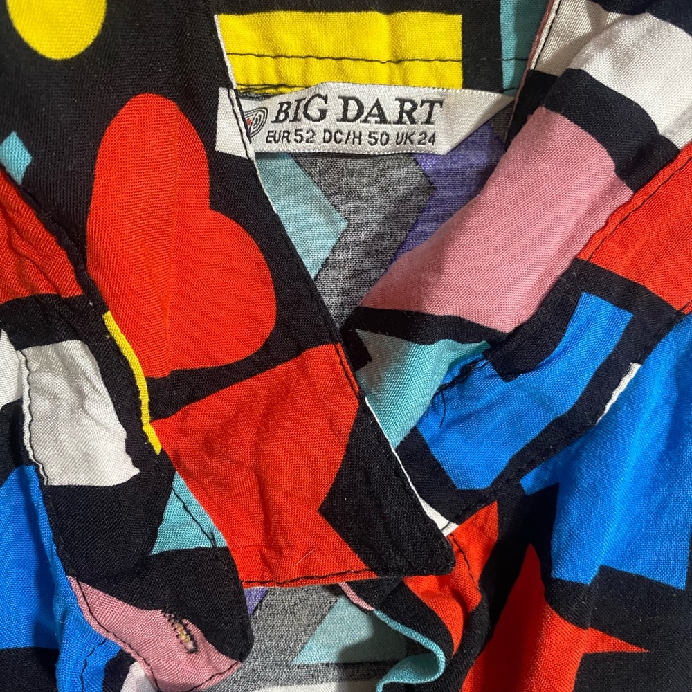 Big dart 90’s inspired print - Picture 5 of 5